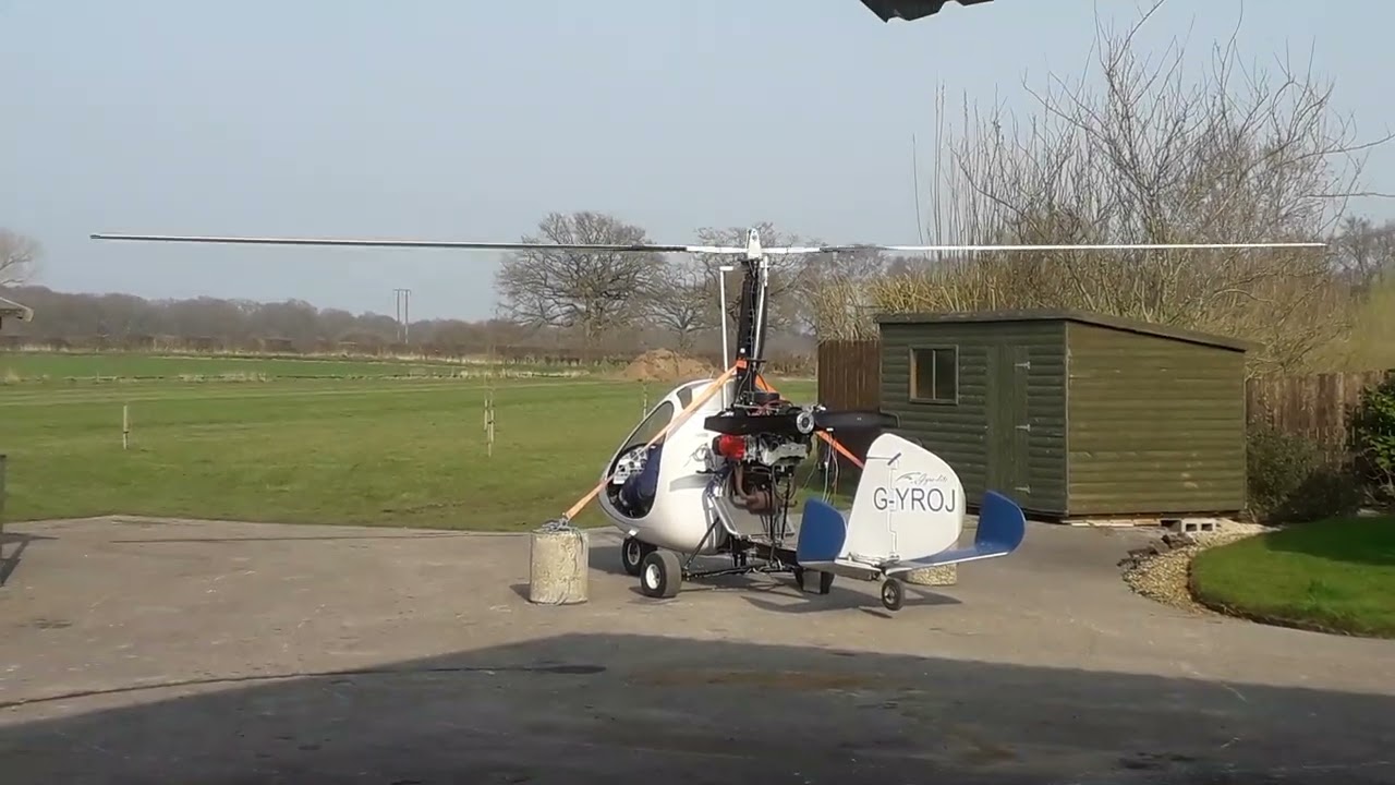 Gyro Electric Prerotator 06 - 180rpm run