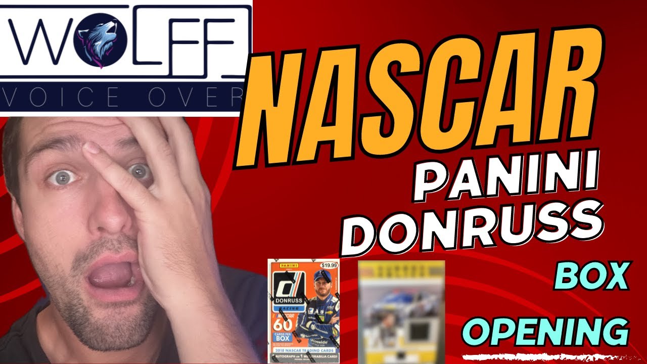 Nascar Panini Donruss 2018 Box Opening