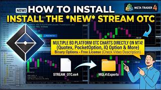 TUTORIAL How to install STREAM OTC expert on MT4 for Binary Option Charts