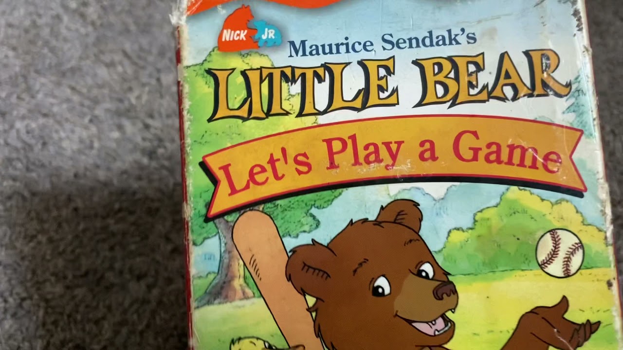 Little Bear: Let’s Play A Game 2001 VHS: Review - YouTube