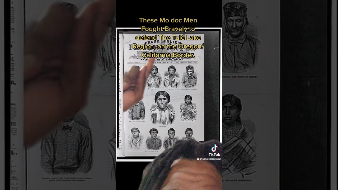 Captain Jack & Sconchin John - Modoc War Freedom Fighters - Native American History