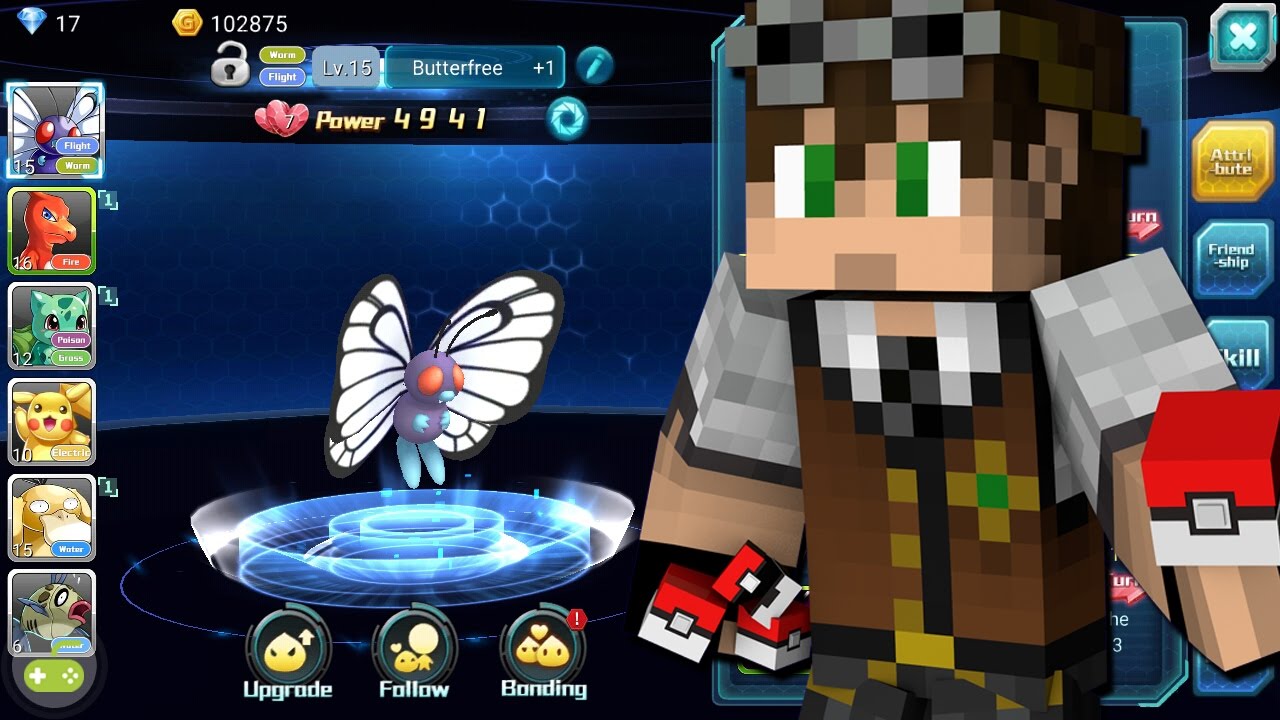 minecraft survival mode L'EVOLUZIONE !!! - POKEMON IN 3D SUL CELLULARE ! - GAME OF MONSTERS : POKELAND ITA