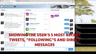 Twitter Client in Node complete