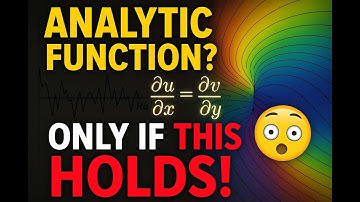 Unlocking the secret behind analytic functions#maths