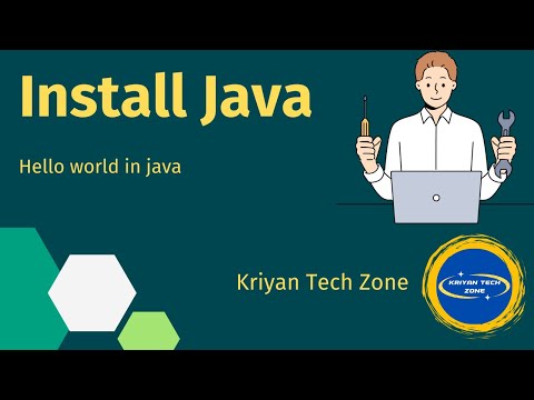 install Java in windows,  Java कैसे इंस्टॉल करें, Run hello world program