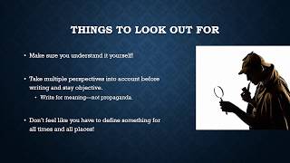 Overview: Definition Essays