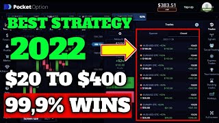 Best Strategy 2022 - $20 to $400 - 99% Win Guaranteed || Best Binary Options Strategy