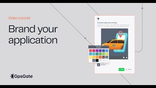 Brand your applications in GpsGate