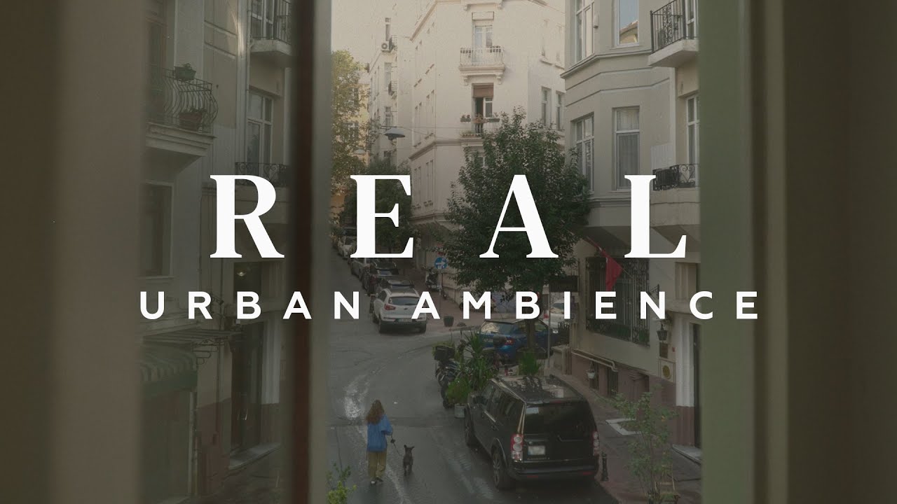 City Watching | Open Window Ambience & Istanbul City Sounds | Study, Work, Create
