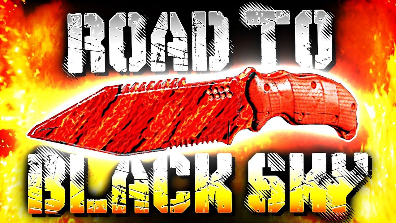 KNIFE CHALLENGE COMPLETED! (Infinite Warfare Road to Black Sky)