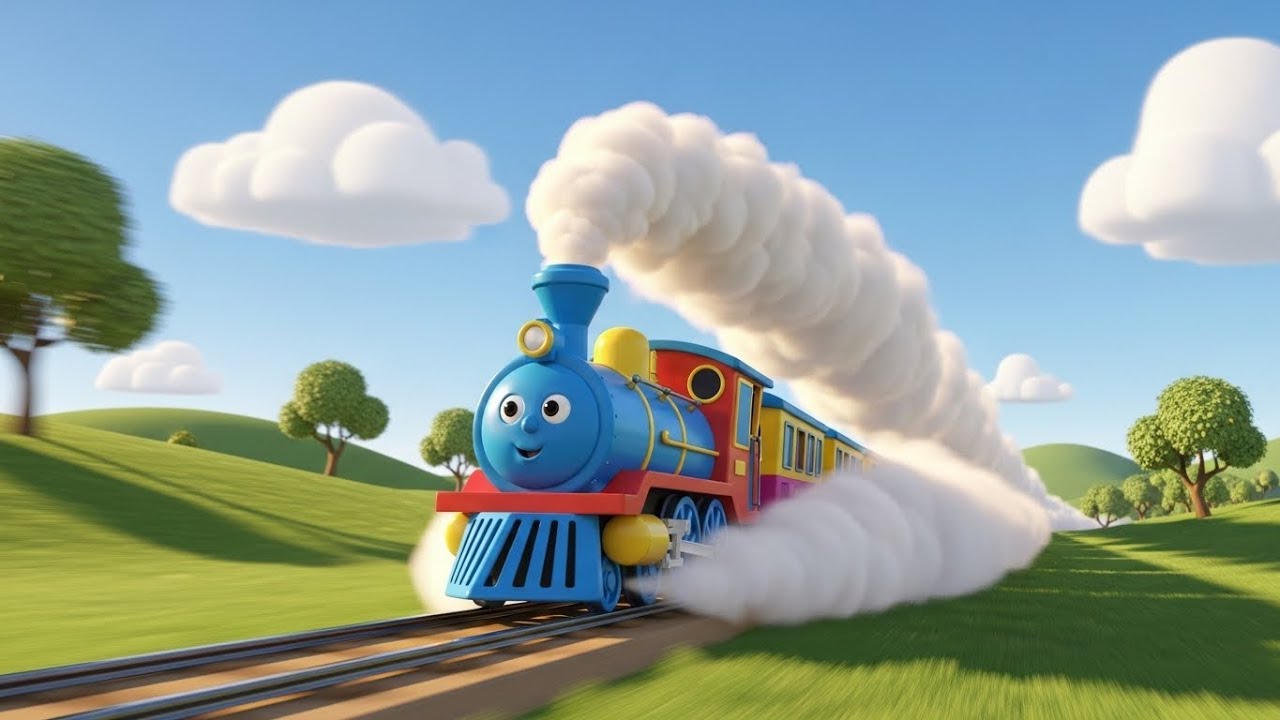 Train Choo Choo Song | Fun Train Nursery Rhymes for Kids | Kids Songs & Baby Music