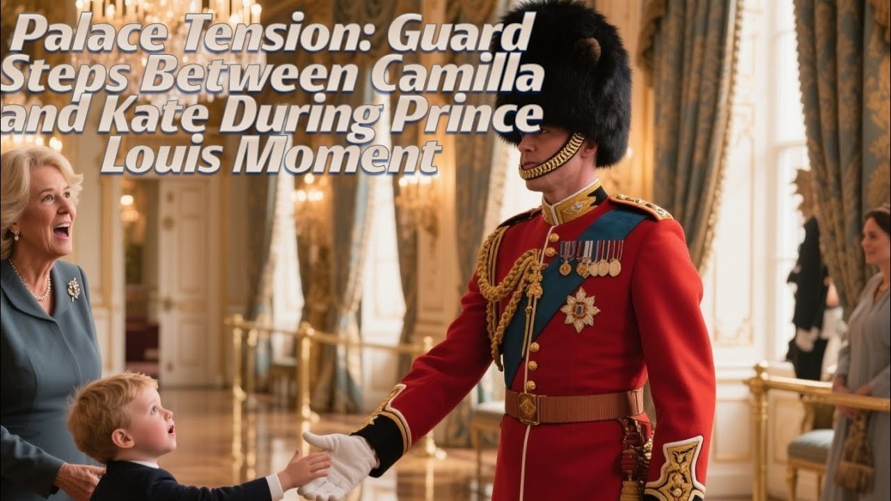 Palace Tension: Guard Steps Between Camilla and Kate During Prince Louis Moment | Emotional Stories