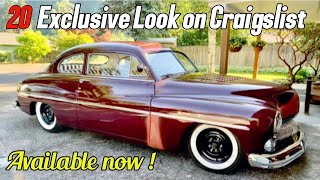20 Exclusive Look on Craigslist | Classic Cars Under $25K on Craigslist by Owners!
