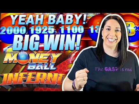 MAX BET Money Ball Inferno Slot Machine !  Slot Hubby has Anxiety !?!