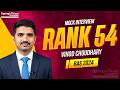 Mr. Vinod Choudhary | RAS-2024 | Rank-54 | Mock Interview | SpringBoard Academy