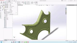 Cad Cam V6 Engine Side Cover || Solidworks Car Engine Tutorial