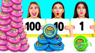 100 Couches de Nourriture Défi | Astuces Culinaires Amusantes par BaRaFun Challenge