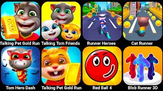 Talking Tom pet gold, Cat runner, Tom Hero, Subway surf, Tom sky jetski, Tom Tim rush others all screenshot 4