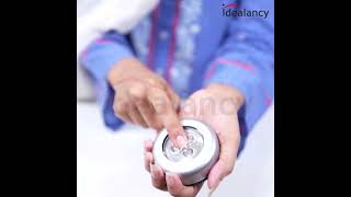 Celebrity LED Push Button Tap Light Adhesive idealany Wealth