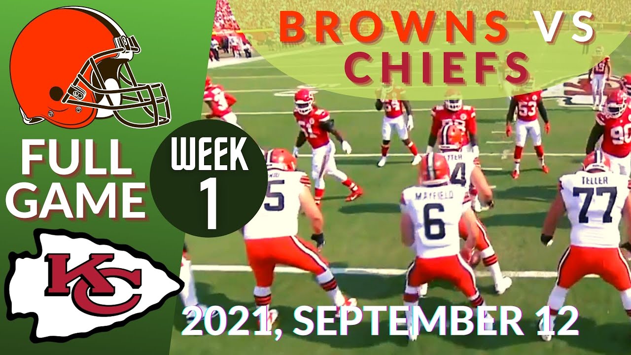 What time is the Cleveland Browns vs. Kansas City Chiefs game