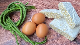 Download Lagu PAKET KOMPLIT TELUR TEMPE KACANG PANJANG MENU SEDERHANA DIAKHIR BULAN MARI DICOBA MP3
