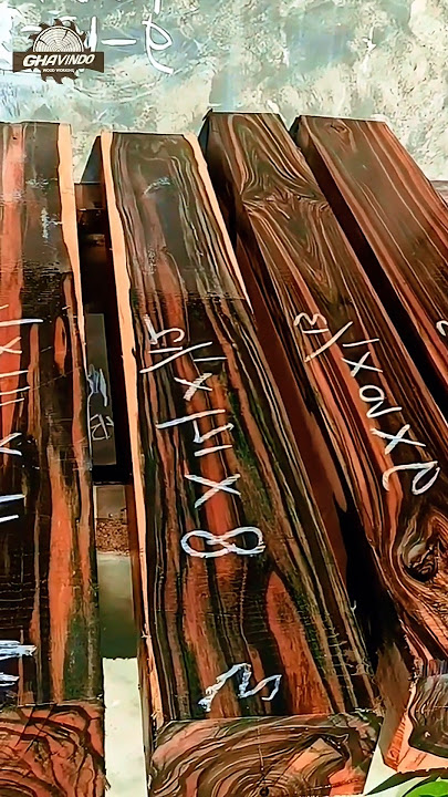 Ranking No.1 Kayu Termahal didunia Asli Indonesia #diycrafts #woodworking #gwood #ebony