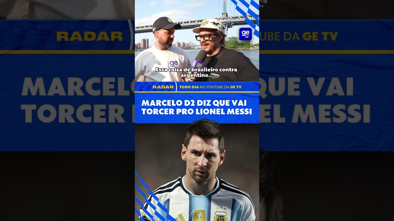 PRA QUEM OS BRASILEIROS VÃO TORCER NA SEMIFINAL DA COPA? ATÉ o D2 FALOU! | Radar | ge tv #shorts