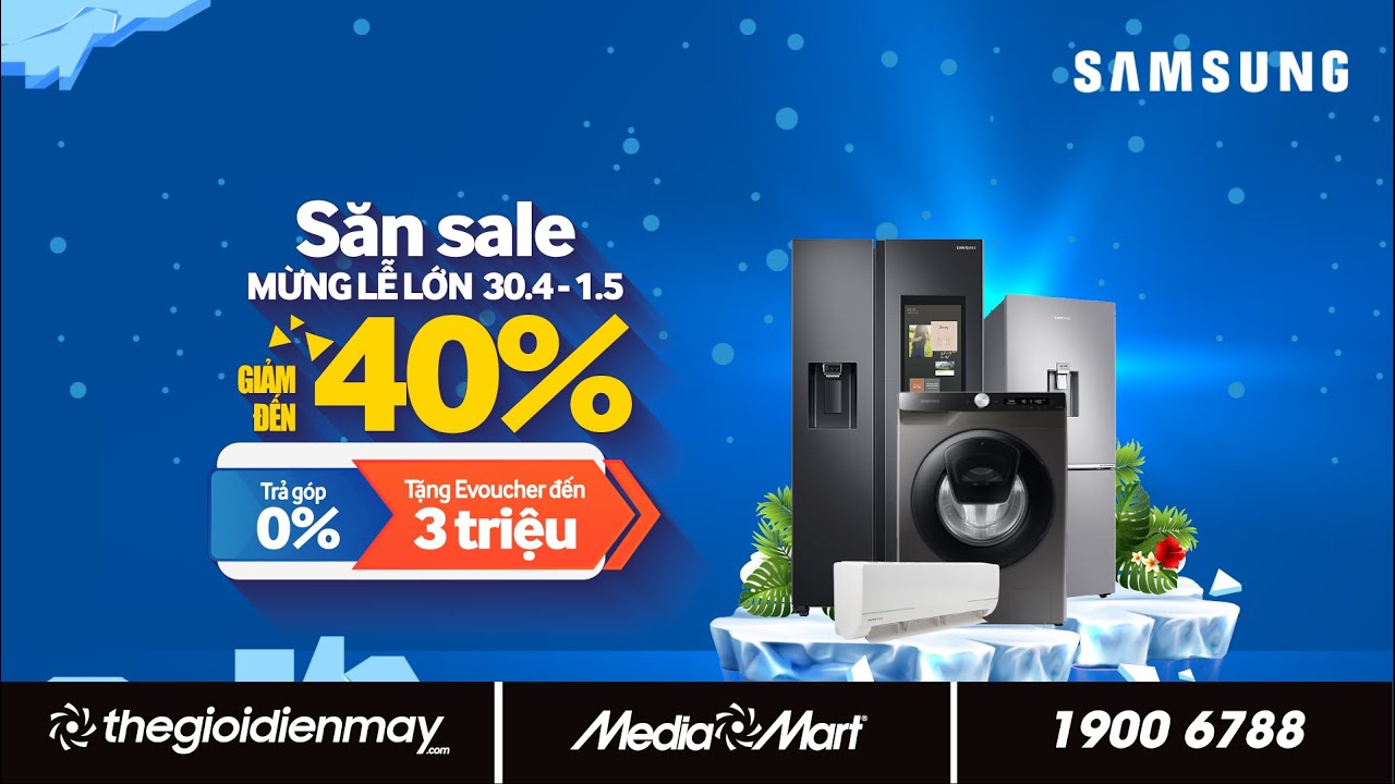 SALE TƯNG BỪNG MỪNG LỄ LỚN 30/4 - 1/5 CÙNG SAMSUNG -... - youtube