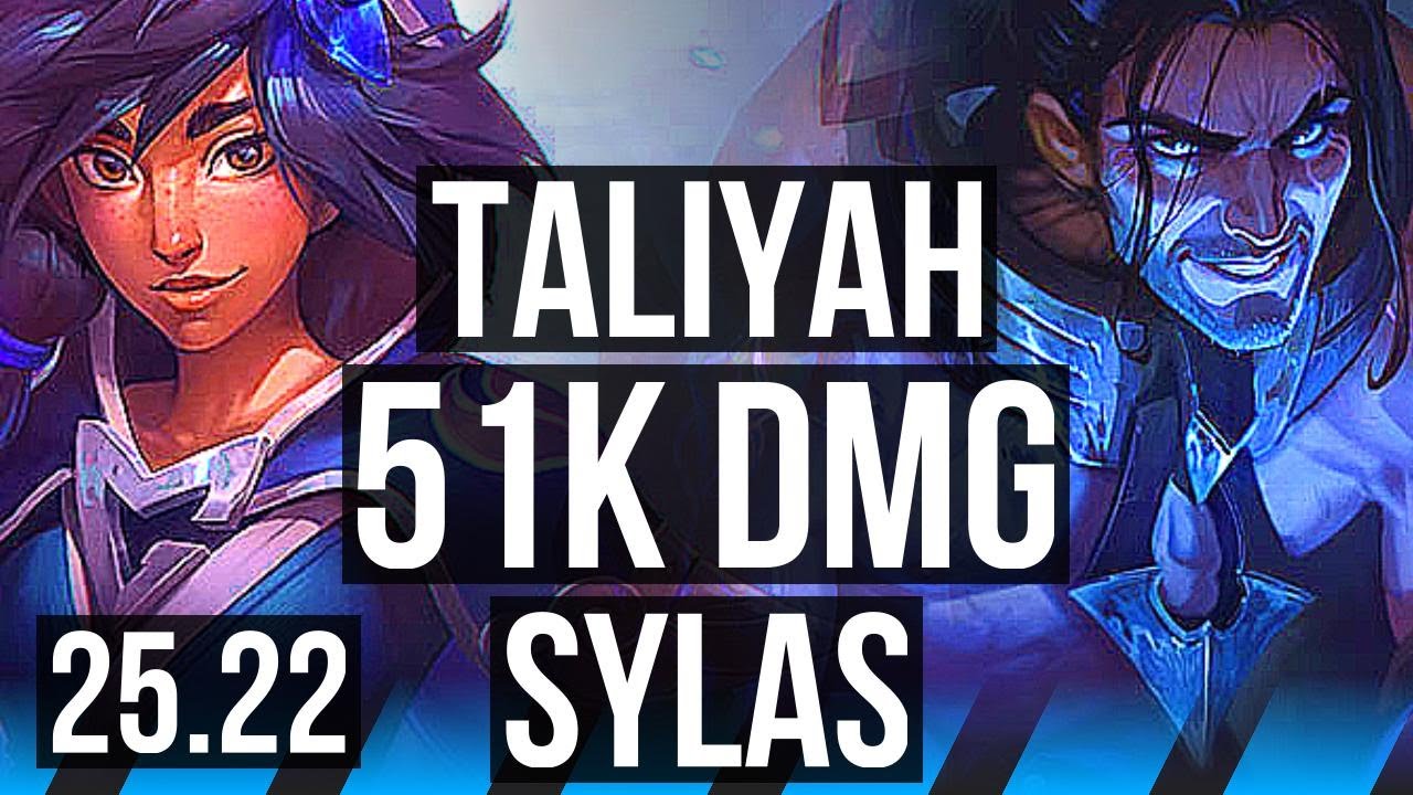 TALIYAH vs SYLAS (MID) | 51k DMG, Legendary, 14/4/9 | EUW Master | 25.22