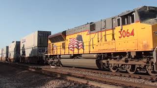 NS and UP Duo on BNSF Q-NYCLAC Lead by NS #1102. Olathe, KS 5/27/23