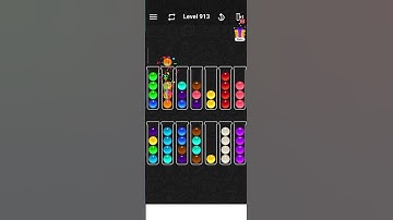 Level 913 of Ball Sort Color Puzzle