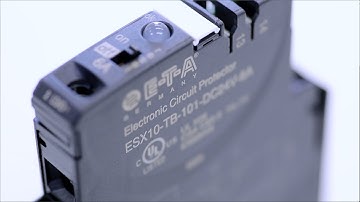 ESX10-T electronic circuit protectors increase machine availability