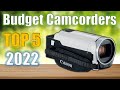 Budget Camcorders : Top 5 Best Budget Camcorders 2022