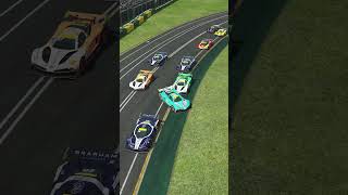 Sprint start crash in Melbourne