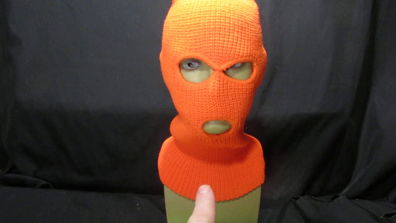 Download 3 Hole Ski Mask In Multiple Colour Both Plain & Neon - YouTube