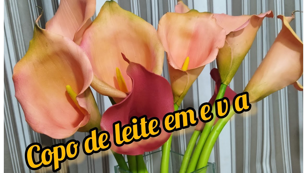 Como fazer copo de leite sem frisador..fácil fácil de fazer