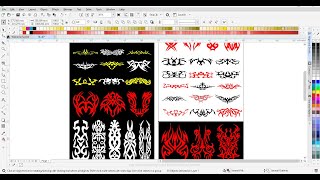 FREE TRIBAL TATTOOS CUTTING VECTOR IMAGE screenshot 3