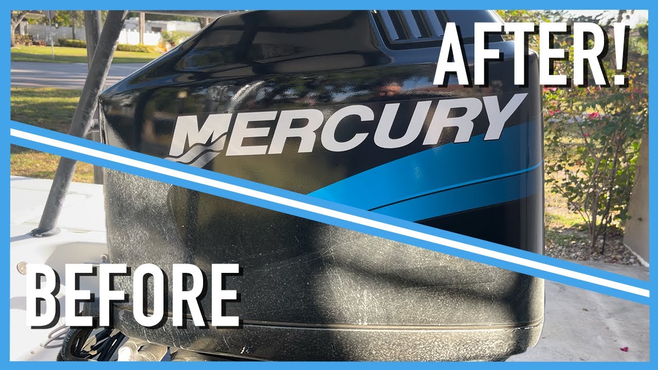 How To Paint An Outboard Spray Can Restoration YouTube