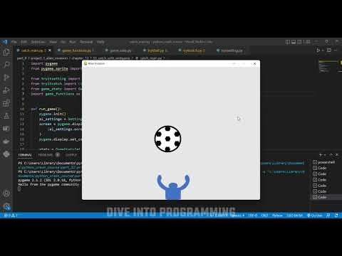 Pygame | Pygame Test | Catch The Ball | A TryIt Exercise by Eric Mattes | Pygame Experiment