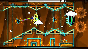 Daily level #24 Flock - by UserMatt18 (harder 6 stars) [all coins] 100%