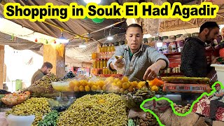 Visiting Souk El Had Agadir - Market Shopping - Morocco Adventure Part 3