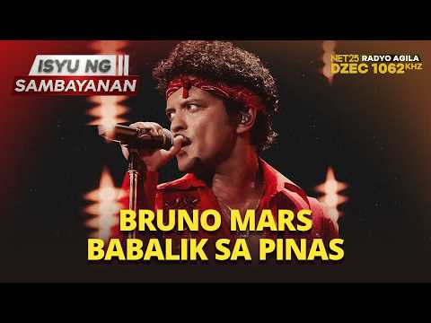 Bruno Mars, babalik sa Pilipinas sa May 2027