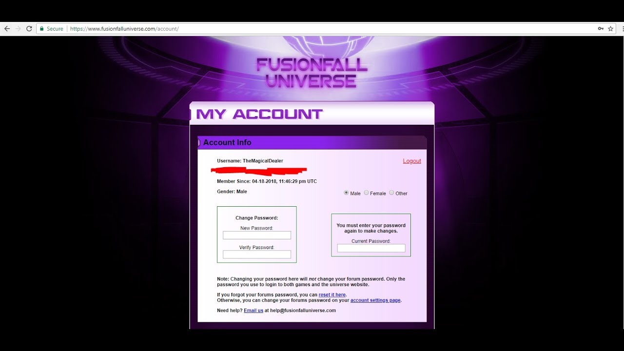 Proof That I took The Magical Dealer's Name in Fusionfall Retro