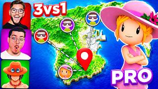 La CHAMPIONNE DE FRANCE PERD CONTRE NOUS sur GEOGUESSR ?! (avec Punkill et Hiken)