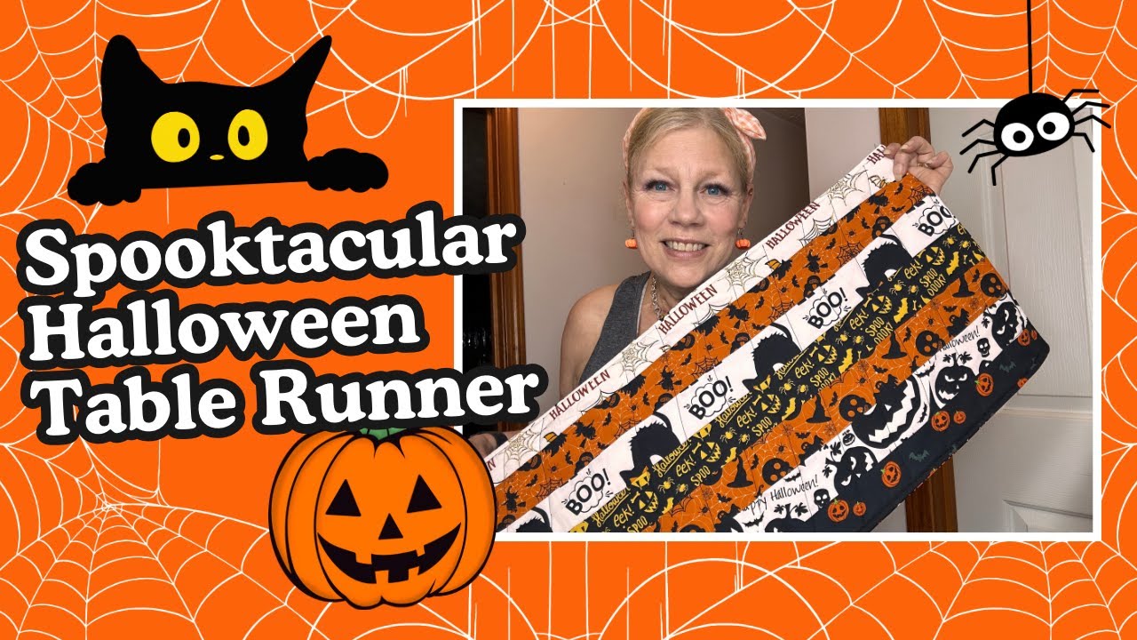 Let's Create a Spooktacular Halloween Table Runner