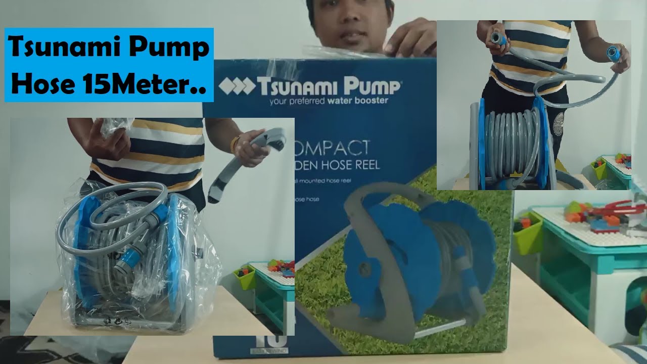 Unboxing.. 2 in 1 Compact HR-15 Garden Hose Reel..
