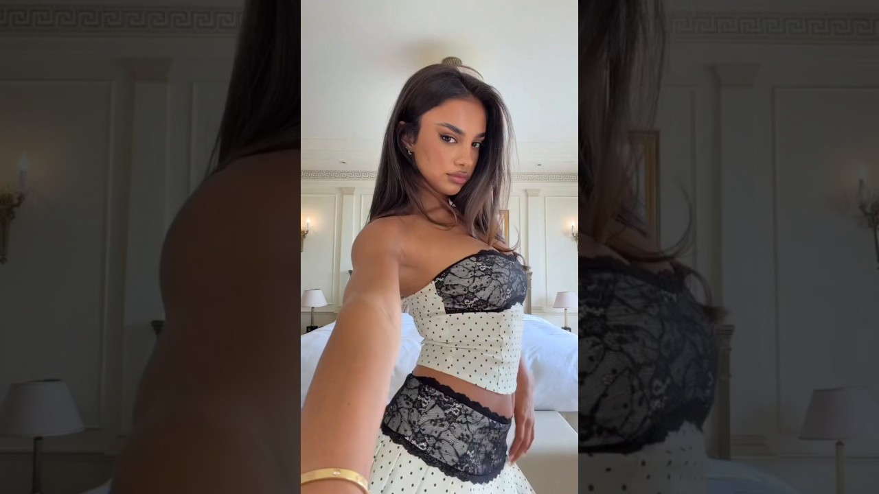 Cream Dot Cutie | Styling Tips for the Kittie Lace Set Outfit! 🎀 