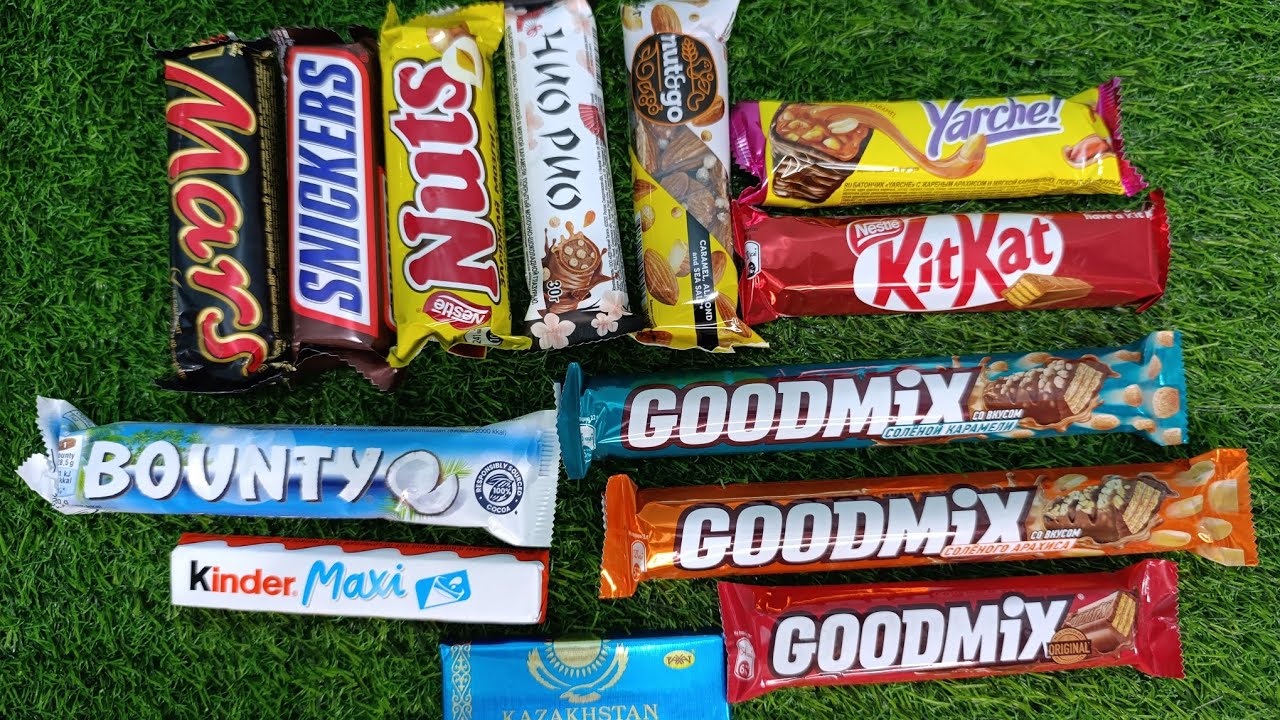 Top Popular Chocolate Bars Taste!Mars,snickers,Kitkat,&More