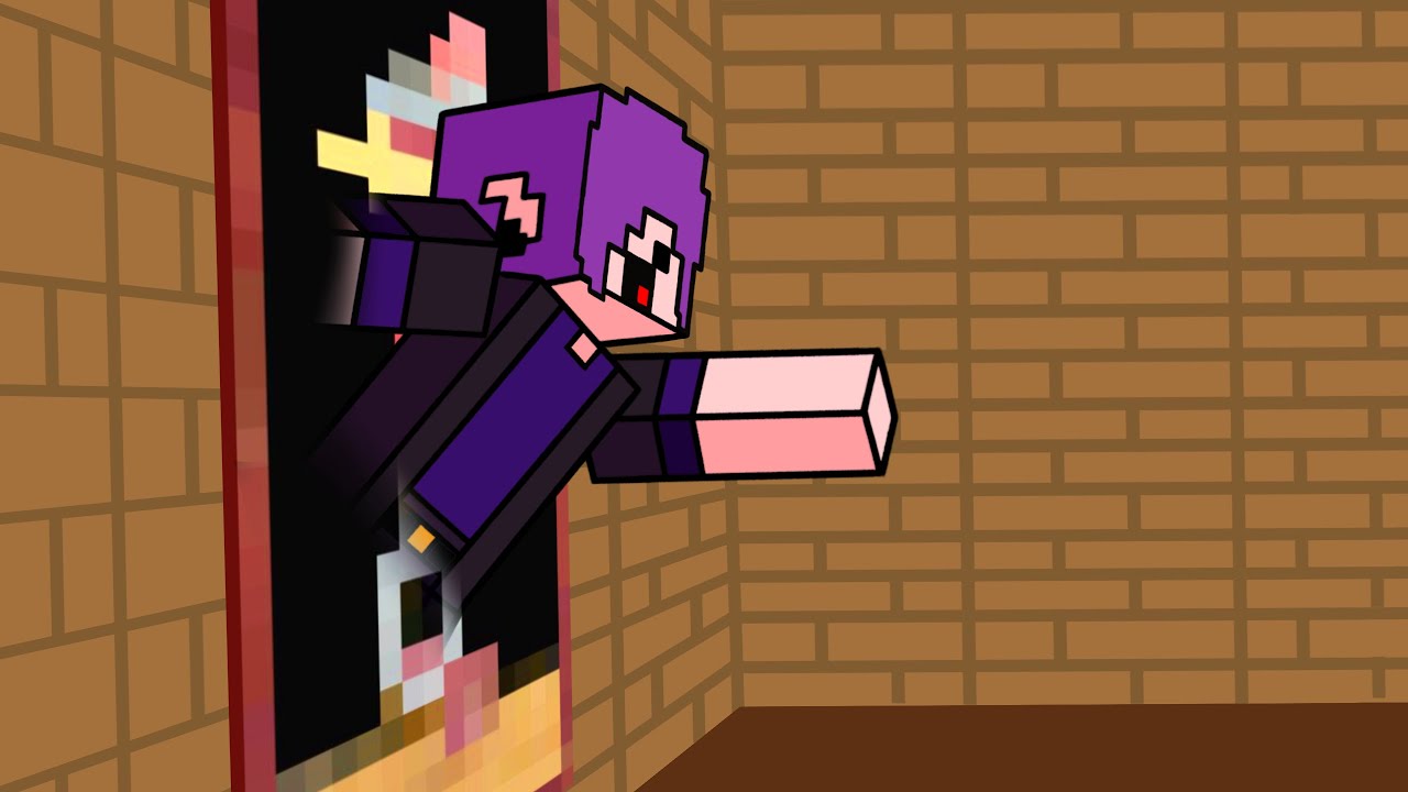 Minecraft mas você pode entrar dentro de pinturas