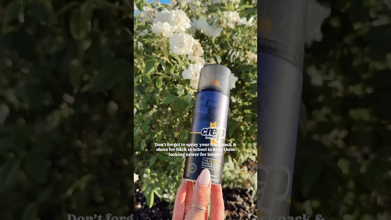 Spray your backpack and shoes for back to school with Crep spray to make them last longer!